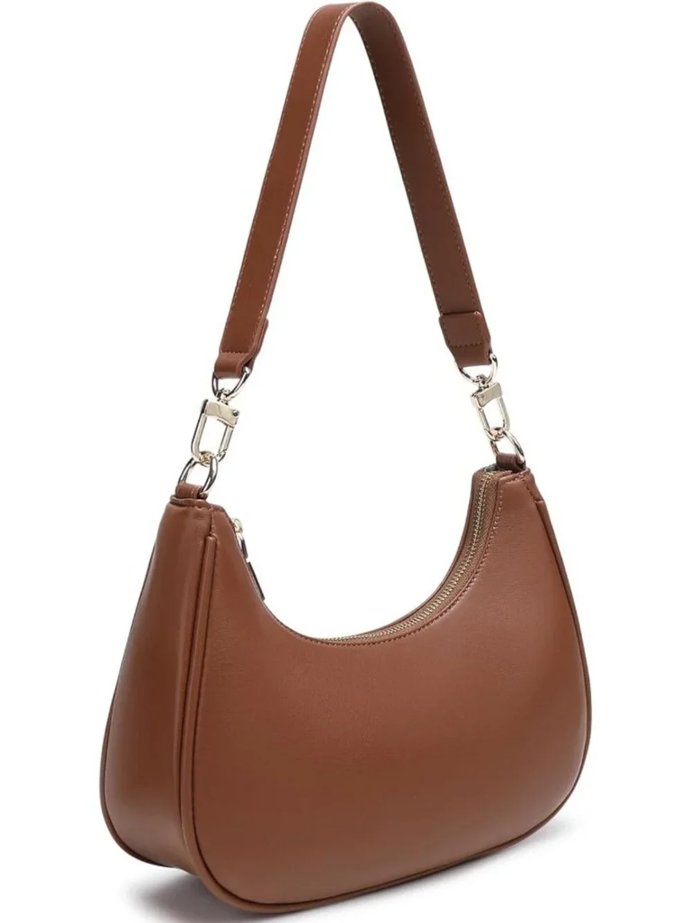 Cute Vintage Hobo Shoulder Bag - Lightweight Zipper Handbag for Dating